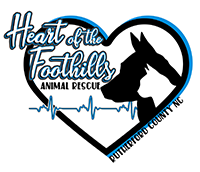 Heart of the Foothills Animal Rescue Logo